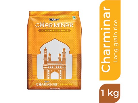 Kohinoor Charminar Long Grain Basmati Rice, 1 kg