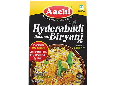 Aachi Hyderabadi Basmati Biryani Kit, 375 g