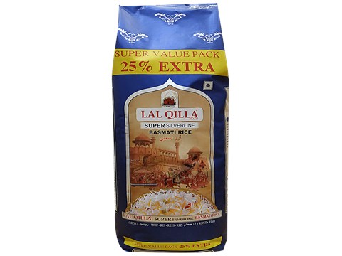 Lal Qilla Basmati Rice - Super Silverline, 1 kg