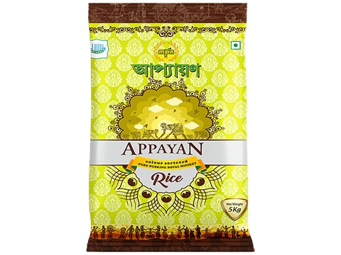 Appayan Colour Sortexed Pure Husking Royal Miniket Rice, 5 kg