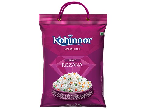 Kohinoor Feast Rozana Basmati Rice, 5 Kg