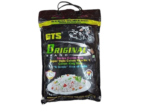 GTS Original Colom Raw Rice, 5 kg