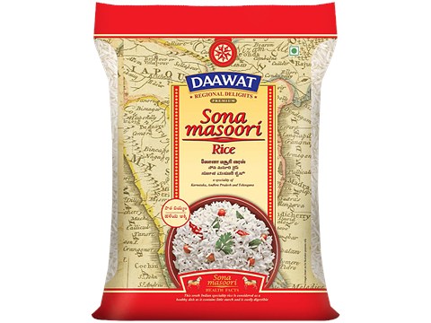 Daawat Sona Masoori Rice, 10 kg