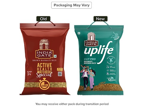 India Gate Uplife Gut Pro Basmati Brown Rice, 5 kg