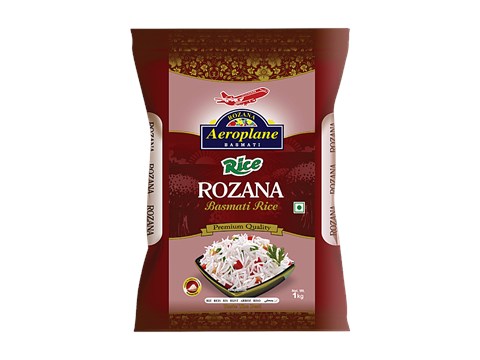 Aeroplane Rozana Premium Basmati Rice, 1 kg