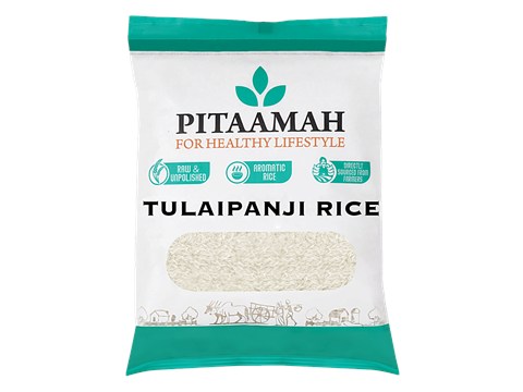 Pitaamah Tulaipanji Rice - Unpolished, 1 kg