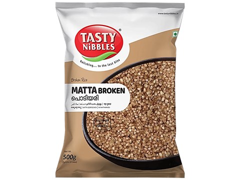 Tasty Nibbles Matta Broken Rice - Highly Nutritious, Easy To Digest, 500 g