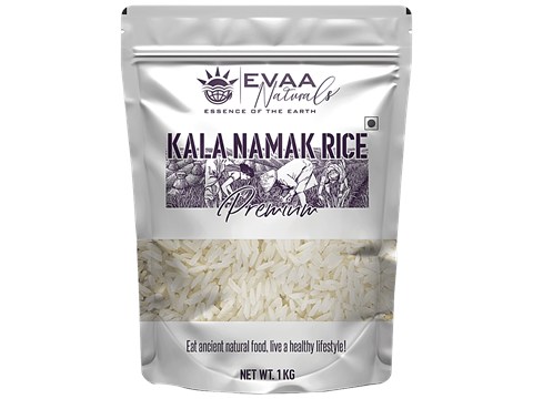 EVAA Naturals Premium Kala Namak Rice, 1 kg