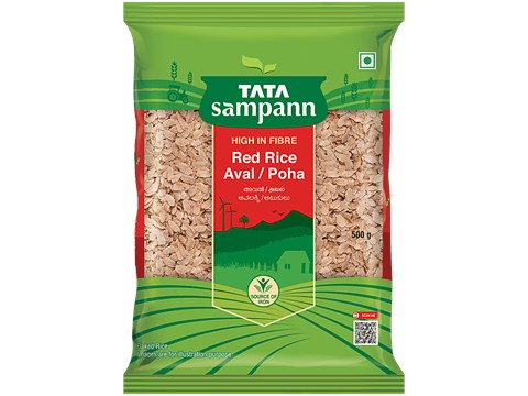 Tata Sampann Red Rice Aval/Poha, 500 g