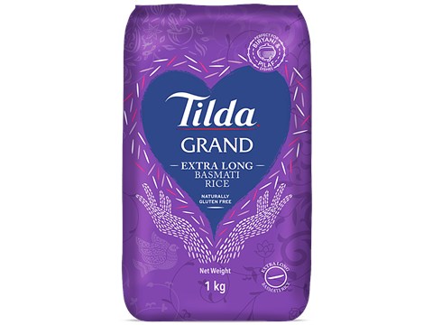 Tilda Extra Long Basmati Rice/Basmati Akki, 1 kg