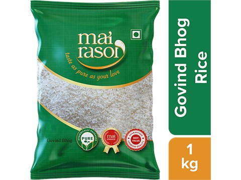 Mai Rasoi Gobind Bhog Rice Chawal Chall, 1 kg