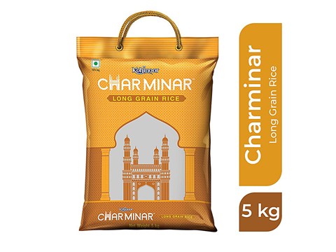 Kohinoor Charminar Long Grain Basmati Rice, 5 kg