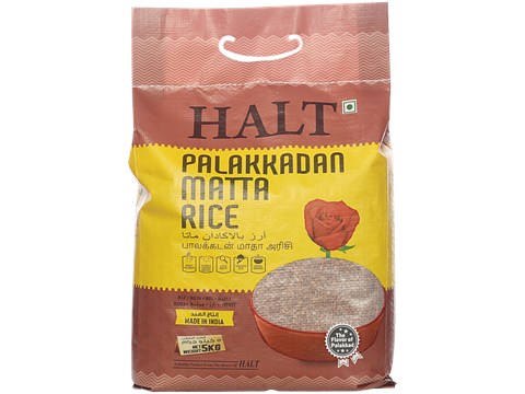 Halt Palakkadan Matta Rice, 5 kg