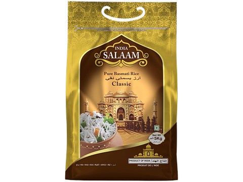 India Salaam Classic Basmati Rice, 5 kg