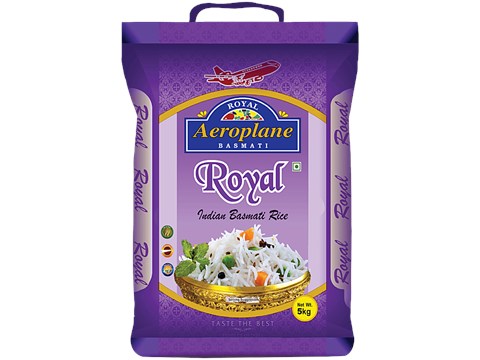 Aeroplane Royal Indian Pulav Basmati Rice, 5 kg
