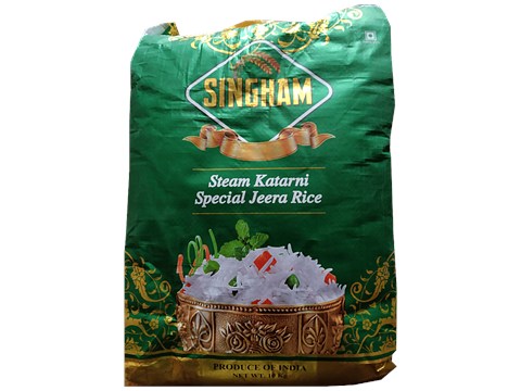 SINGHAM Steam Katarni - Special Jeera Rice, 10 kg