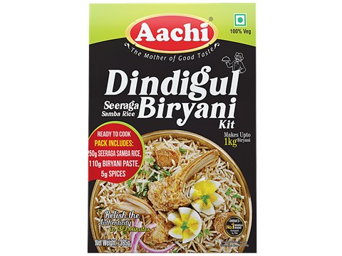 Aachi Dindigul Seeraga Samba Rice Biryani Kit, 365 g