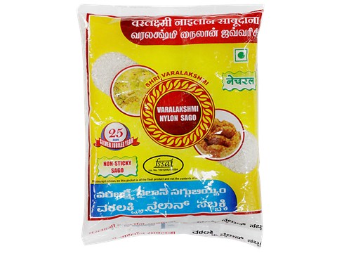 Varalakshmi  Nylon Sabudana/Sago, 500 g