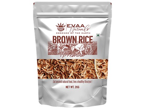 EVAA Naturals Premium Brown Rice, 2 kg