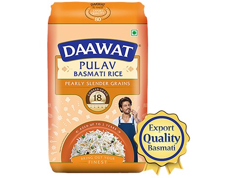 Daawat Pulav Basmati Rice, 1 kg