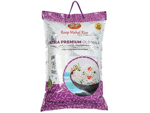 Roop Mahal  Extra Premium Long Grain Basmati Rice - Pure, Authentic Taste, 5 kg