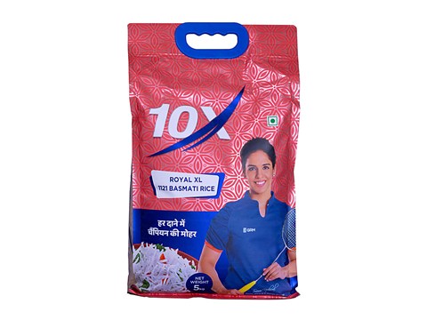 10X Basmati Rice - Royal  XL 1121 Gluten-free Low In Fat, 5 kg