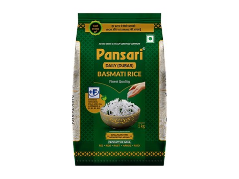 PANSARI Daily/Durbar Broken Basmati Rice - Mesmerizing Aroma & Royal Taste, 1 kg