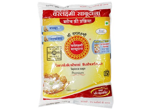 Varalakshmi  Premium Sabudana/Sago, 500 g