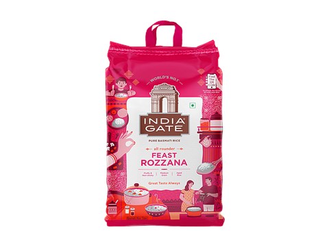 India Gate Feast Rozzana Basmati Rice, 10 kg