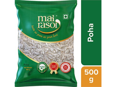 Mai Rasoi Poha/Avalakki/Aval/Chivda - Thick, 500 g