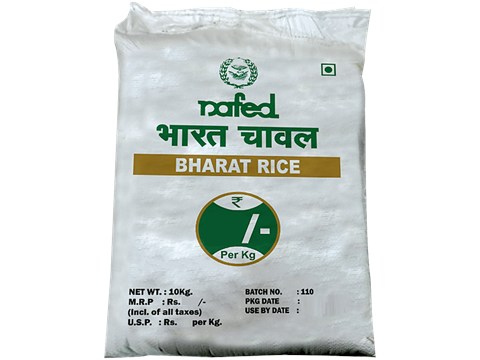 Bharat Rice White Fortified Rice, 10 kg