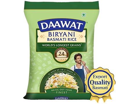 Daawat Basmati Rice/Basmati Akki - Biryani, 5 kg