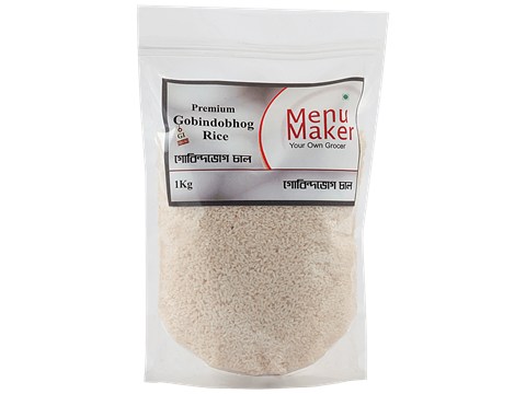 Menu Maker Gobindobhog Rice - Premium Quality, Natural, 1 kg