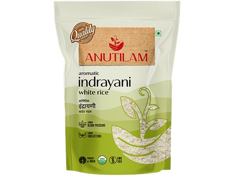 ANUTILAM Aromatic Indrayani White Rice, 1 kg