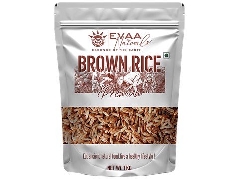 EVAA Naturals Premium Brown Rice, 1 kg