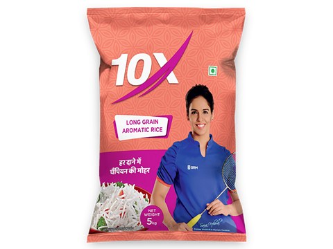 10X Long Grain Aromatic Rice - Non-sticky, Uniform In Size, 5 kg