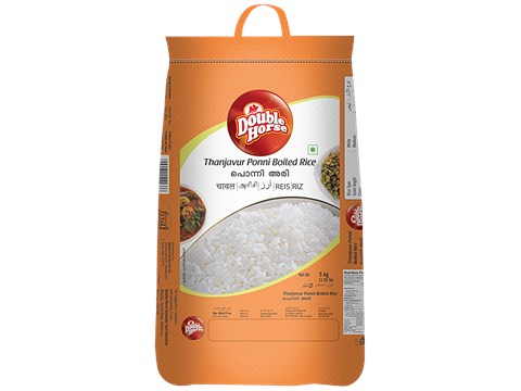 Double Horse Rice/Akki - Tanjavur Ponni, 5 kg
