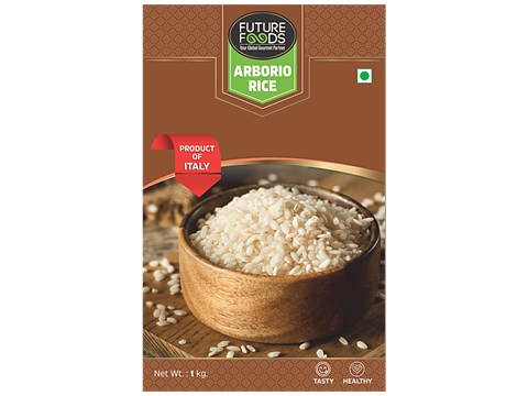 Future Foods Arborio Rice - Firm, Creamy & Chewy Texture, 1 kg