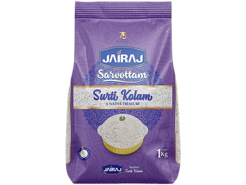Jairaj Sarvotam Surti Kolam Rice, 1 kg