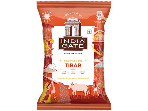 India Gate Basmati Rice-Tibar, 1 kg