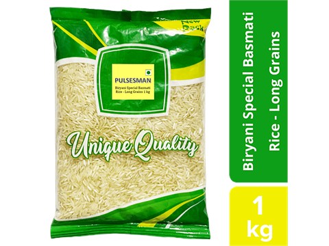 Pulsesman  Biryani Special Basmati Rice - Long Grains, 1 kg