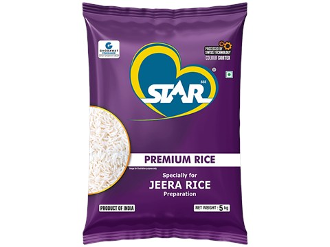 Star 555 Premium Jeera Rice, 5 kg