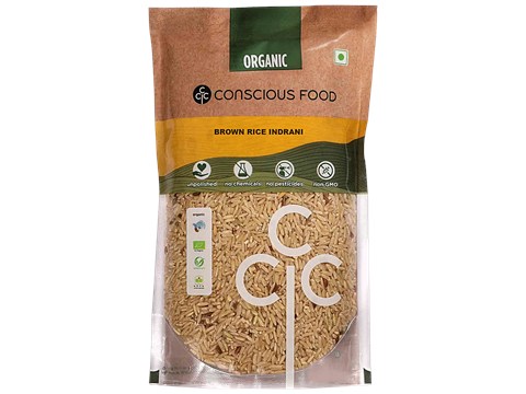 Conscious Food Brown Rice/Akki - Indrani, 500 g