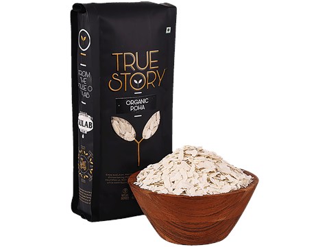 True Story Organic Poha, 500 g