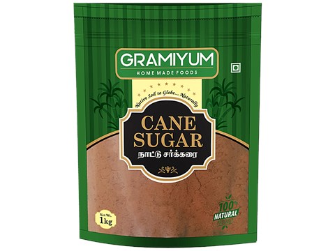 Gramiyum Sugar Cane Jaggery Powder - Pure & Natural, No Preservatives, 1 kg