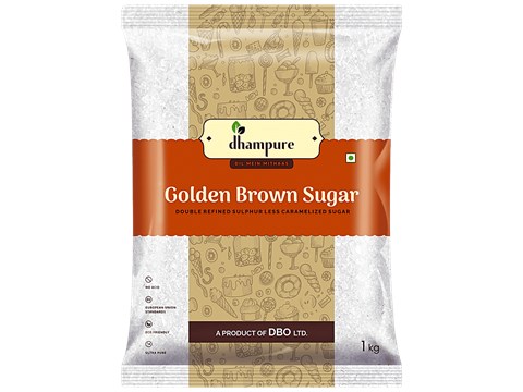 Dhampure Golden Brown Sugar, 1 kg