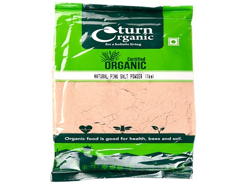 Turn Organic Natural Pink Salt/Uppu Powder, 1 kg