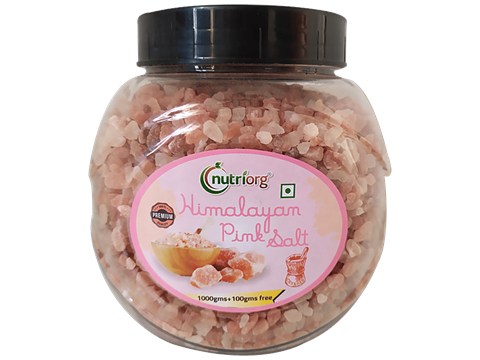 Nutriorg Himalayan Pink Salt, 1 kg