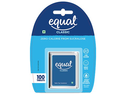 Equal Classic Zero Calorie Sweetener - Sugar Free, Calorie Control, Diabetic Friendly, 10 g