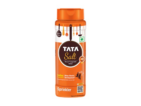 Tata Salt Vacuum Evaporated Iodised Salt Sprinkler, 200 g